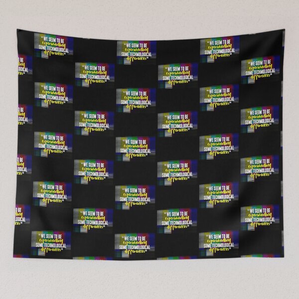 Item preview, We seem to be experimenting some techmological differences. - Idiocracy  designed and sold by Sticker Up.