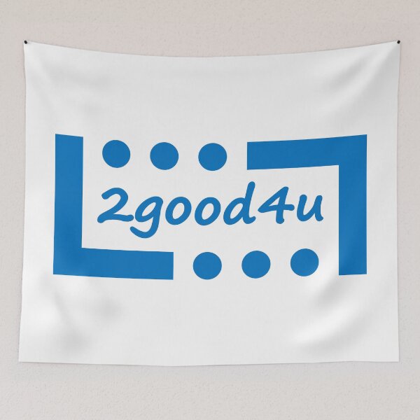 Item preview, 2good4u - blue designed and sold by NoerdyundDoerty.