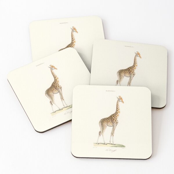 Item preview, Giraffe vintage artwork (Giraffa camelopardalis) illustration designed and sold by RoyalRepublics.