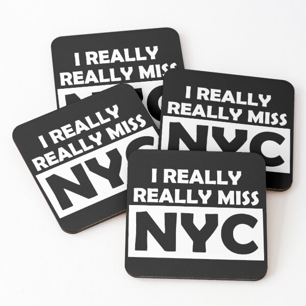 Item preview, I Really Miss NYC - New York City Traveler Quote designed and sold by Ikaroots.