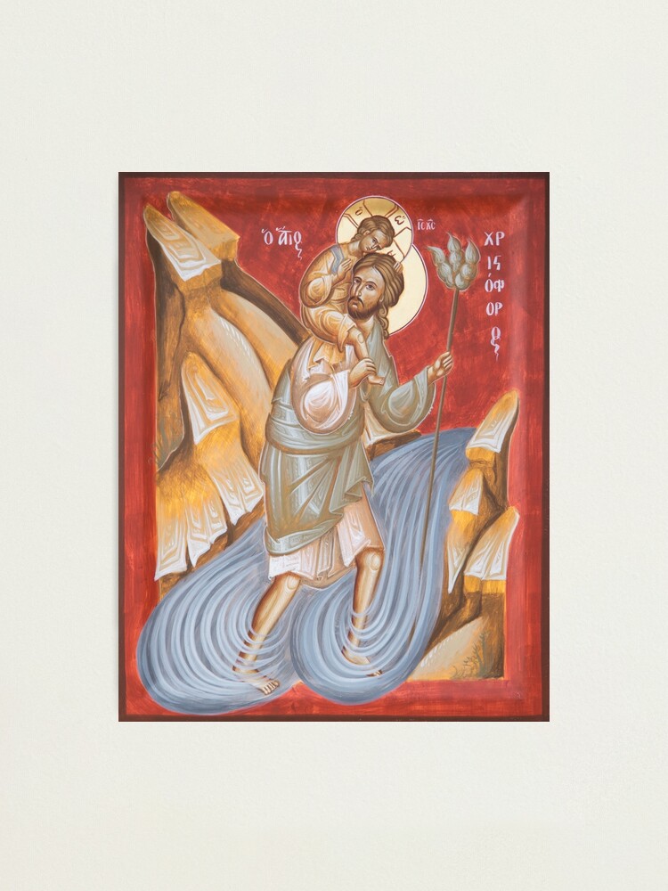 Alternate view of St Christopher Photographic Print