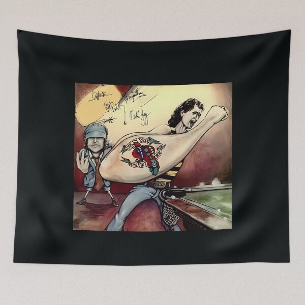 Item preview, Dirty Deeds Done Dirt Cheap album tongue hand designed and sold by EviFink.