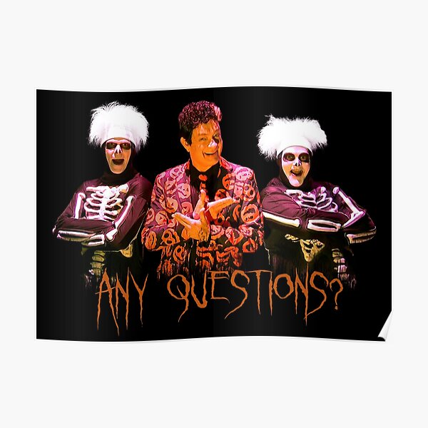David S. Pumpkins - Any Questions? V Poster