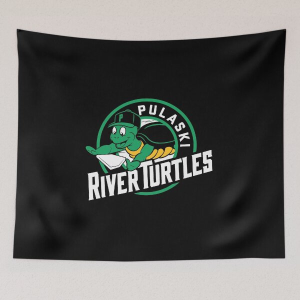 Item preview, The-Pulaski-River-Turtles-Baseball Logo designed and sold by elihmalihaah.