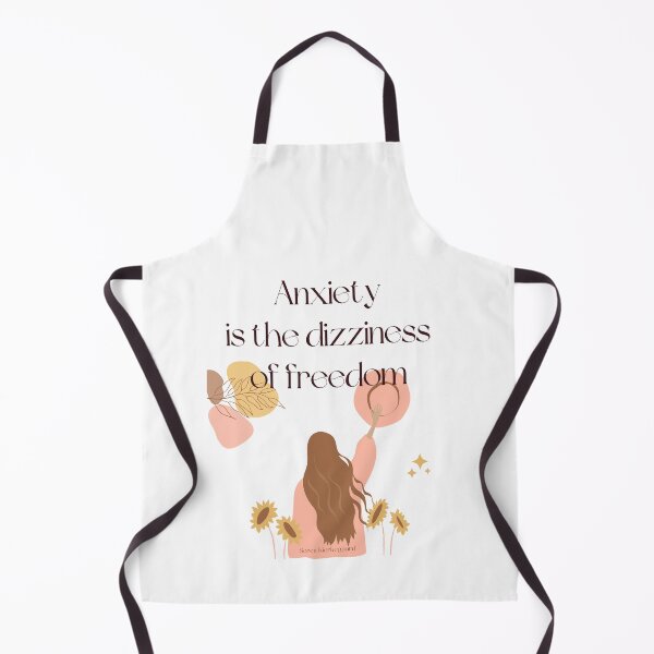 Item preview, Anxiety is the dizziness of freedom. Soren Kierkegaard designed and sold by LifeWisdom.