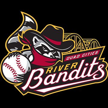  Quad Cities River Bandits MiLB Baseball Logo Vinyl Art