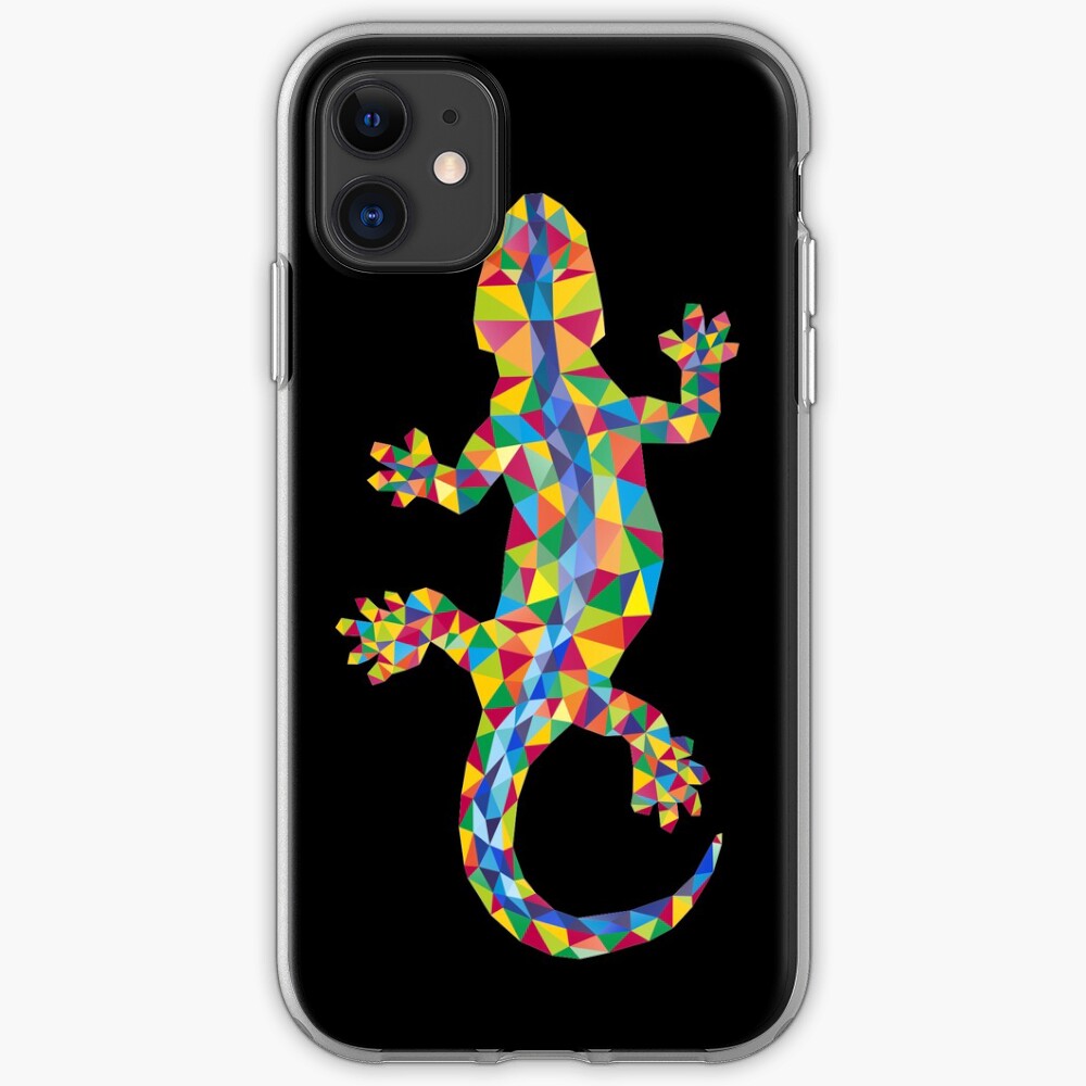 Vivid Barcelona Stadt Eidechse iPhone-Hülle & Cover
