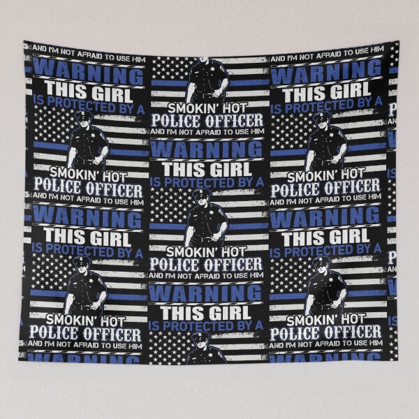 Item preview, HIS GIRL IS PROTECTED BY A HOT POLICE OFFICER  designed and sold by aryagiri.