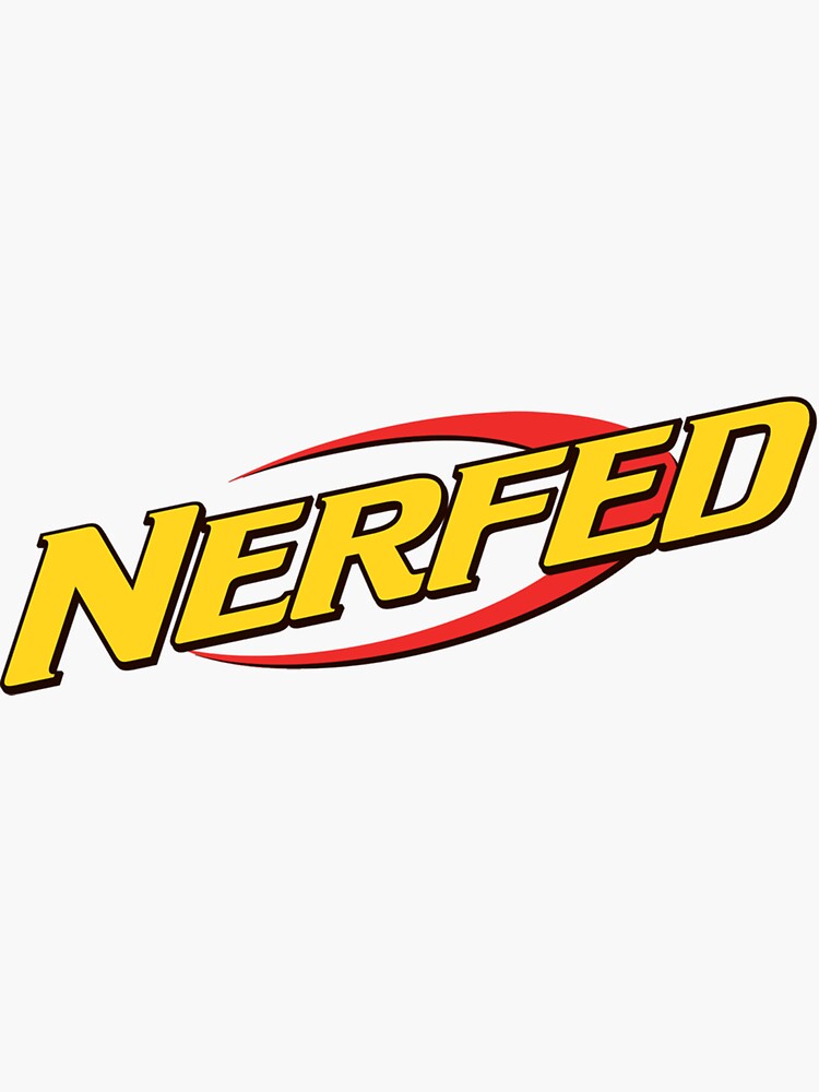 Nerf Team Nerf Logo Sticker by Lilez Senim - Pixels