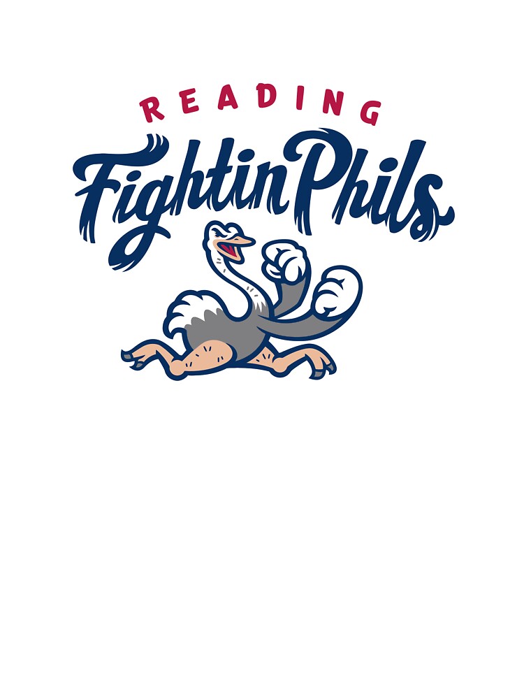 OT Sports Reading Fightin Phils Youth Home Red Pinstripe Jersey Y-XS