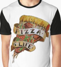 Pizza is Life Graphic T-Shirt