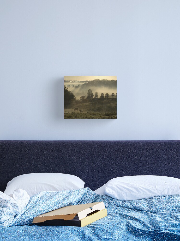 Thumbnail 1 of 3, Canvas Print, Winter Morning designed and sold by theoddshot.