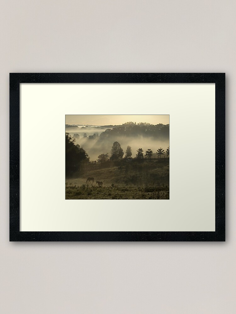 Alternate view of Winter Morning Framed Art Print