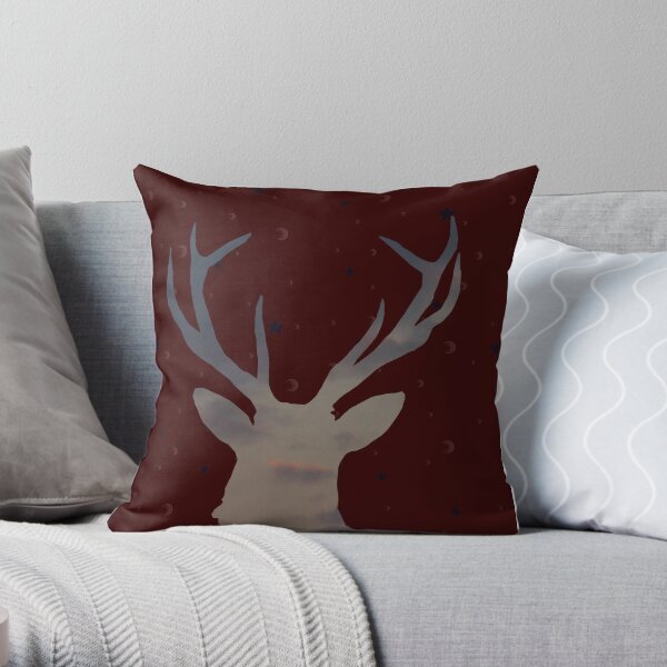 Stag Throw Pillow