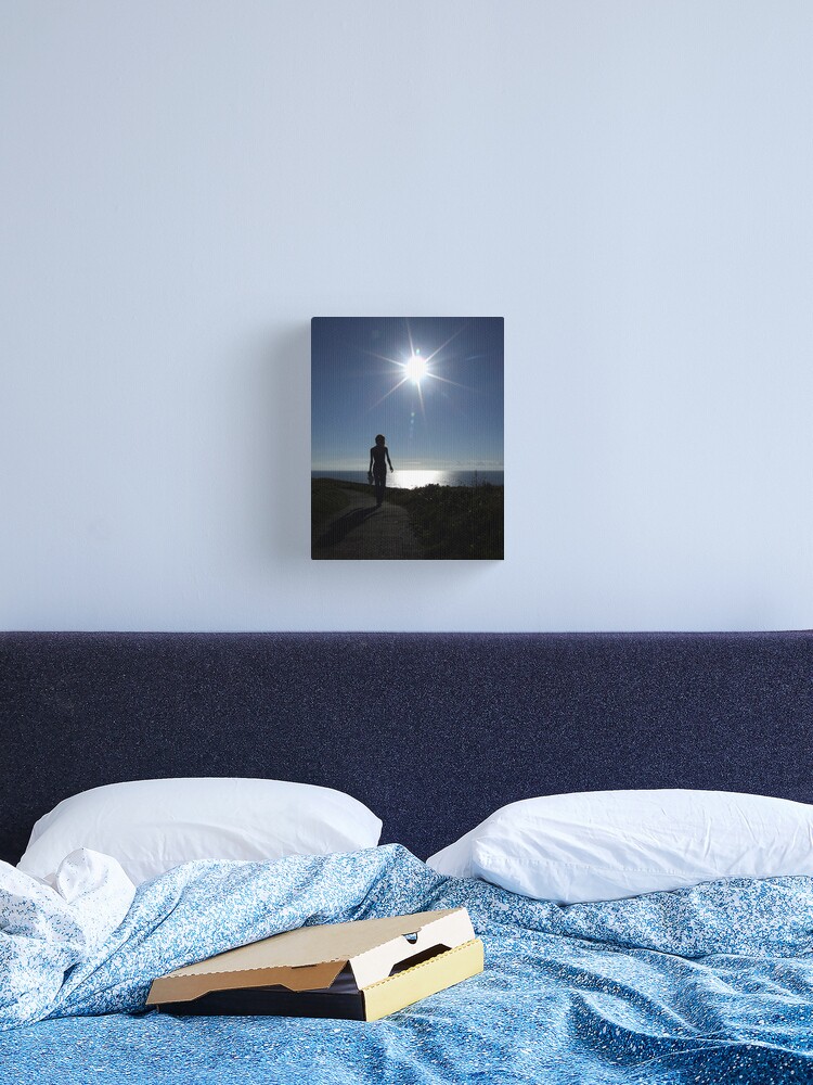 Thumbnail 2 of 3, Canvas Print, Early Morning Walk designed and sold by theoddshot.