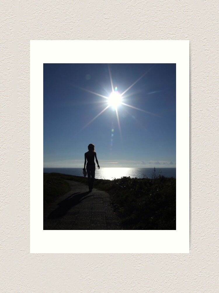 Alternate view of Early Morning Walk Art Print