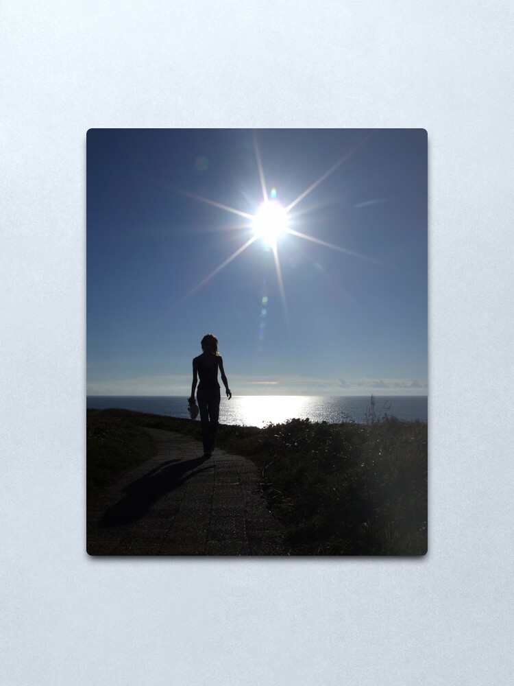 Alternate view of Early Morning Walk Metal Print