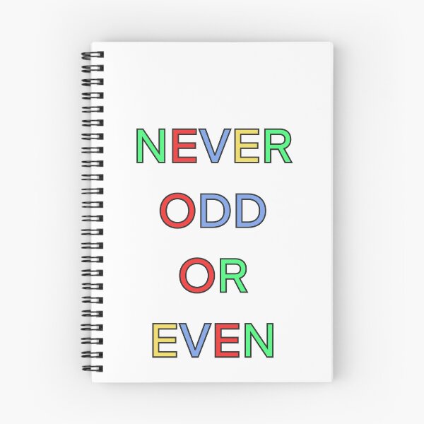 Item preview, NEVER ODD OR EVEN PALINDROME designed and sold by sailorsam1805.