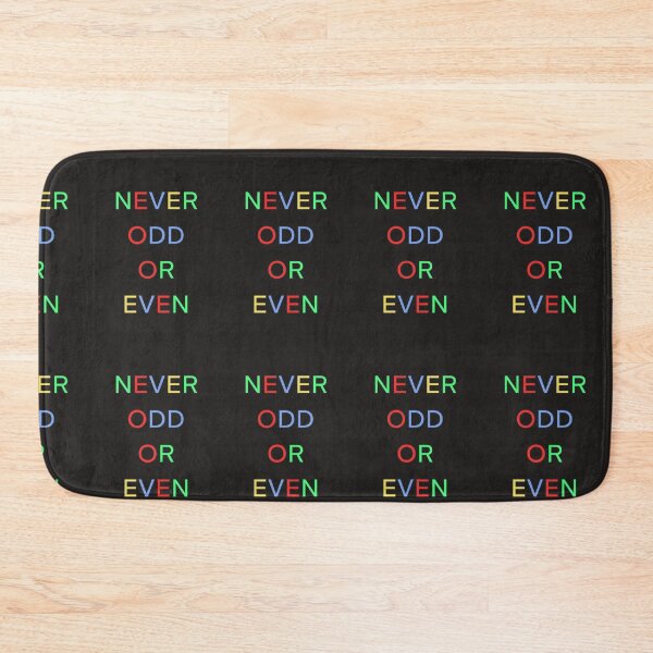 Item preview, NEVER ODD OR EVEN PALINDROME designed and sold by sailorsam1805.