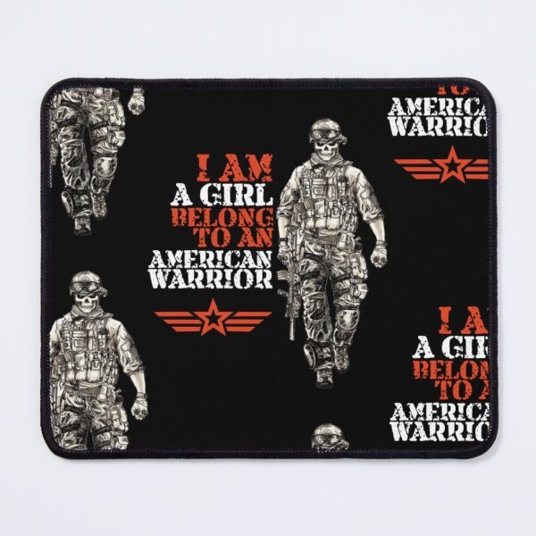 Item preview, I am a girl to an American warrior designed and sold by aryagiri.