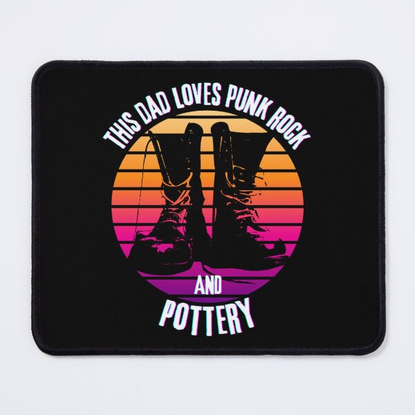 Item preview, This Dad Loves Punk Rock And Pottery Father's Day Dad Daddy Papa Gift Racerback Tank Top designed and sold by Mumbleshawkins.