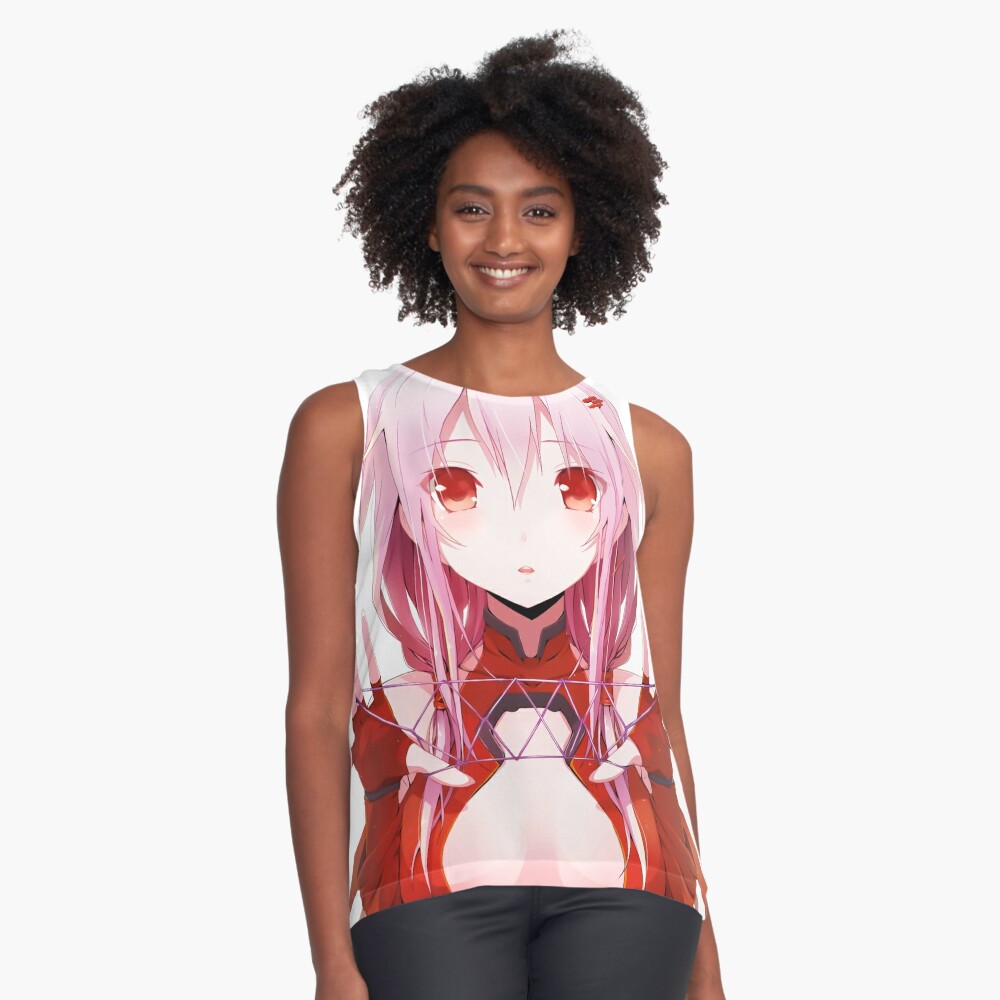 Camiseta/camisa Feminina Guilty Crown Inori Personagem