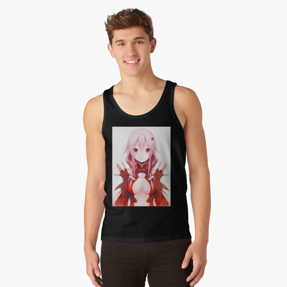 Camiseta/camisa Feminina Guilty Crown Inori Personagem