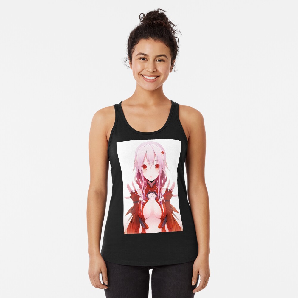 Camiseta/camisa Feminina Guilty Crown Inori Personagem