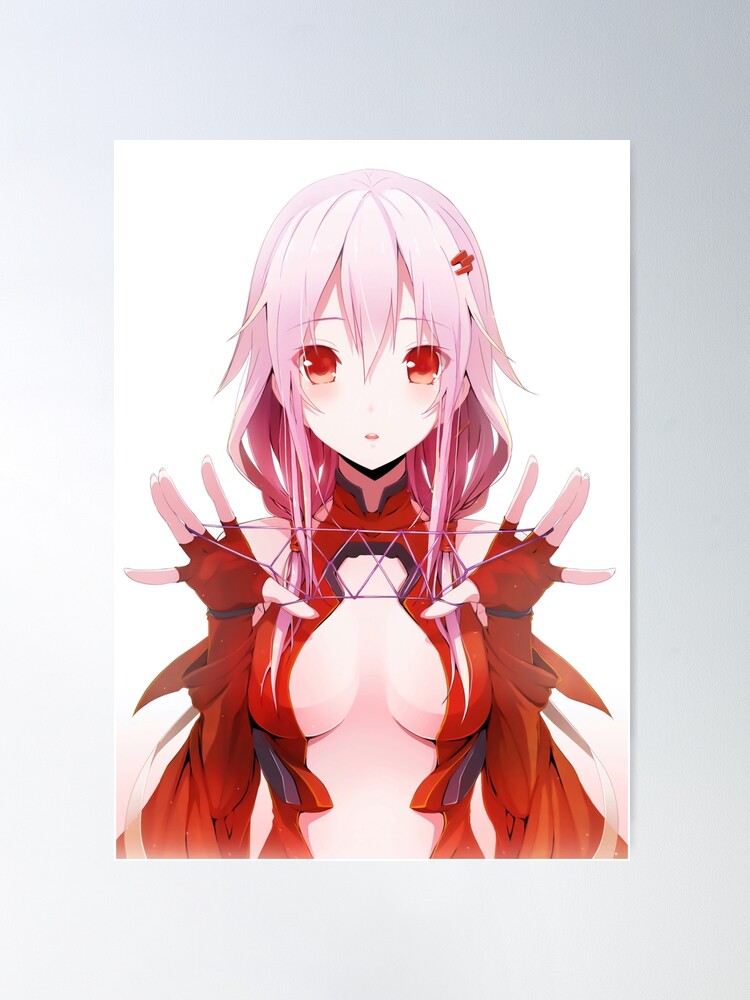 Guilty Crown Inori Yuzuriha anime poster 29.7 cm x 42 cm