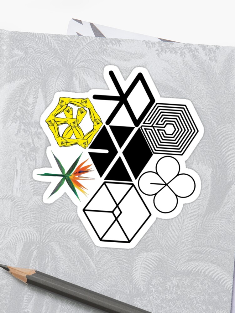  Exo  Sticker  Logo 