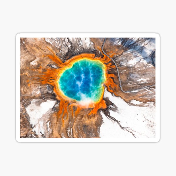 Item preview, Yellowstone Grand Prismatic Spring designed and sold by onlyroadtrips.