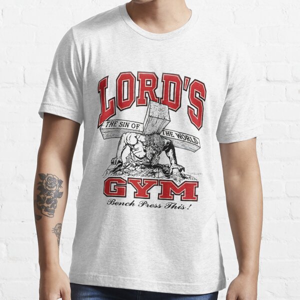 Lord's Gym His Pain Your Gain Black Christian T-Shirt