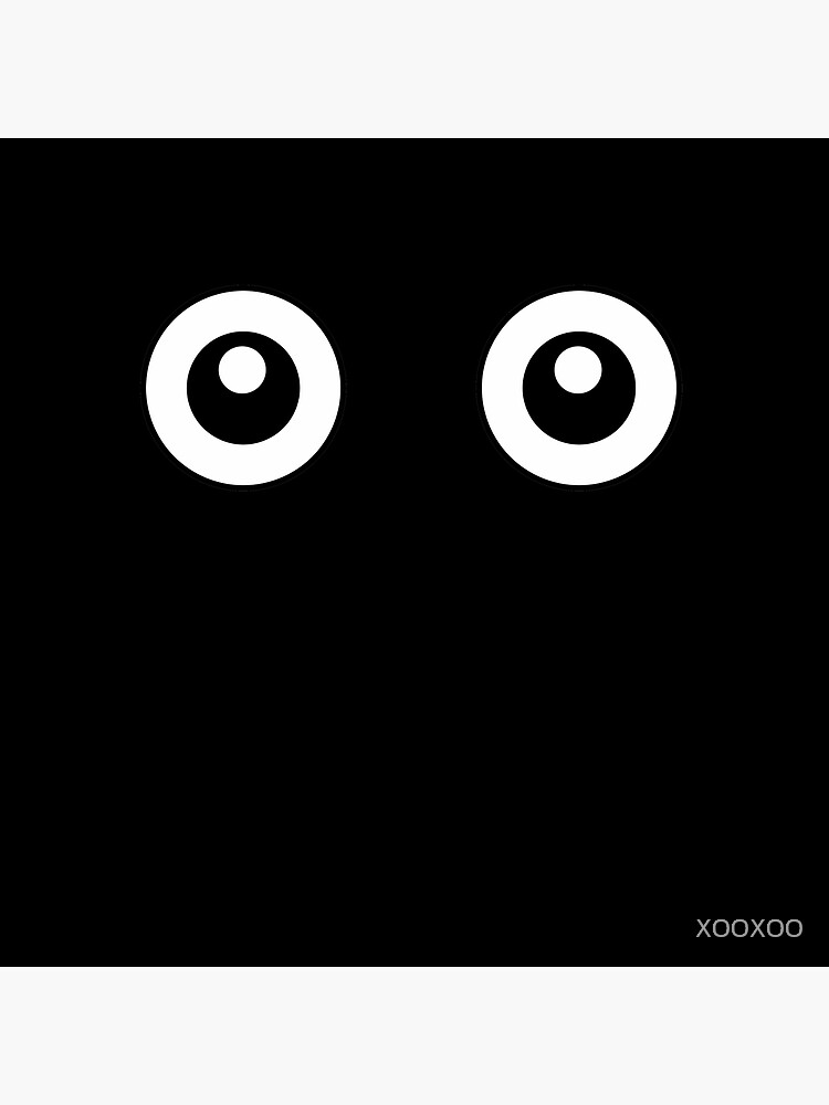 Bolsa de tela «Ojos de dibujos animados asustados en la oscuridad» de  XOOXOO | Redbubble