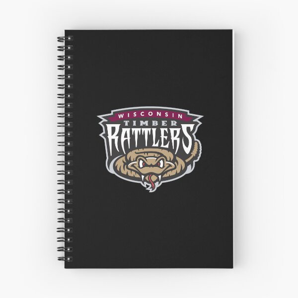 Item preview, Logotipo de béisbol de los Rattlers de madera de Wisconsin designed and sold by elihmalihaah.
