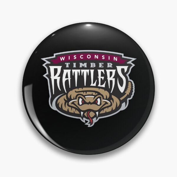 Item preview, Logotipo de béisbol de los Rattlers de madera de Wisconsin designed and sold by elihmalihaah.