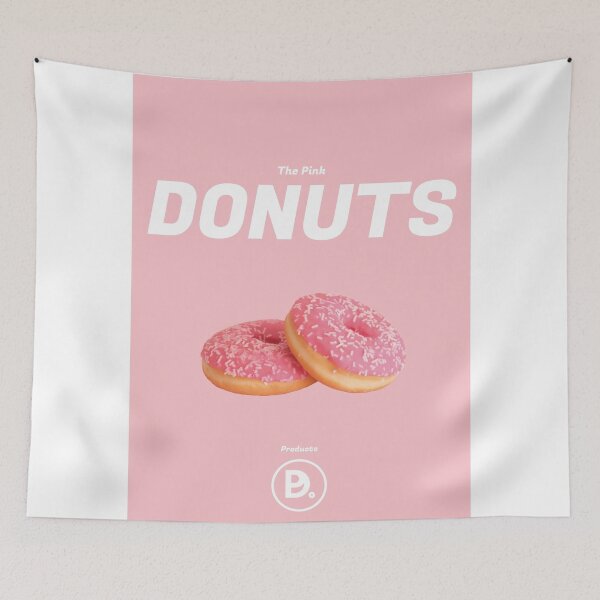 Item preview, The pink donuts — promotional poster designed and sold by Xira-X.