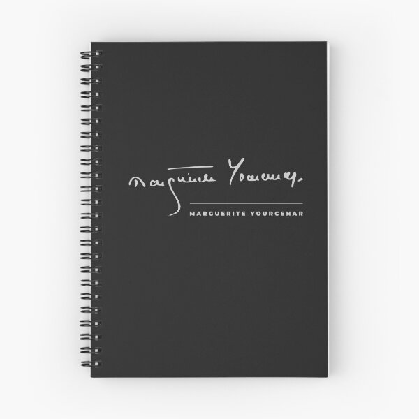 Item preview, Marguerite Yourcenar signature t-shirt designed and sold by CMYKStudio.