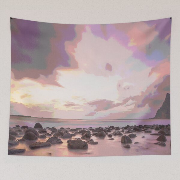 Item preview, DUSK OVER THE BEACH designed and sold by KatisDesign.