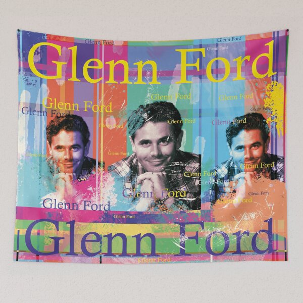 Item preview, Glenn Ford portrait, American Canadian actor designed and sold by Mauswohn.