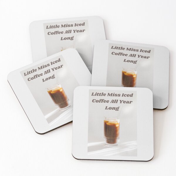 Artikelvorschau, Little Miss Eiskaffee das ganze Jahr – Eiskaffee fürs Leben entworfen und verkauft von Levated.
