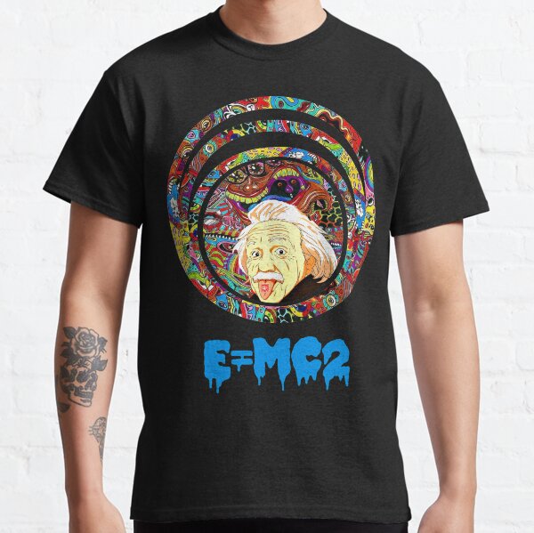 Albert Einstein hoffman acid lsd tabs psychedelic Classic T-Shirt