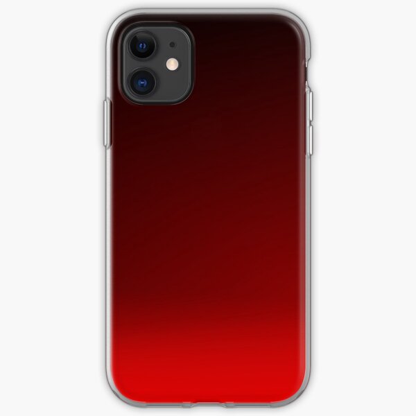 Red Ombre iPhone Soft Case