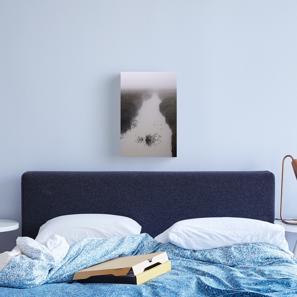 Misty Marsh Canvas Print
