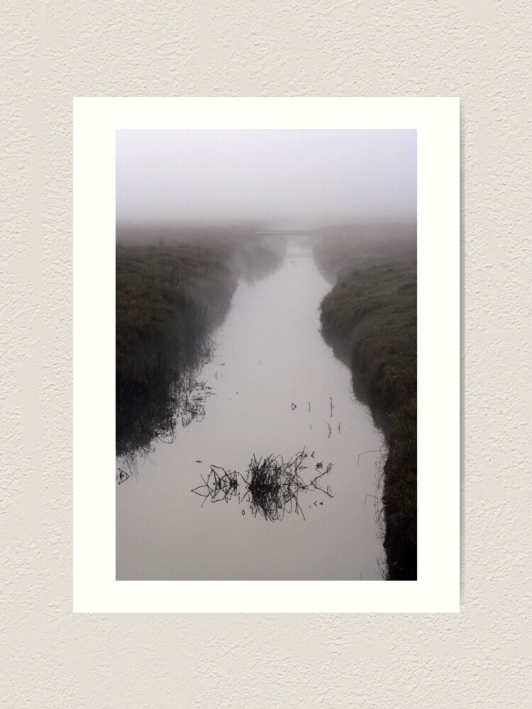 Alternate view of Misty Marsh Art Print