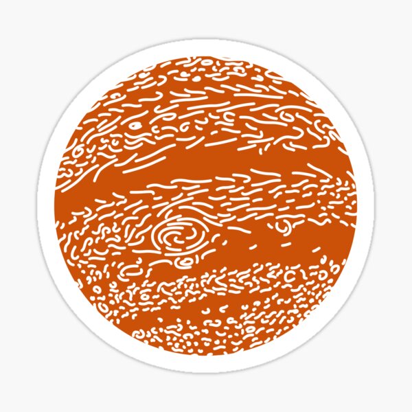 Iconic Jupiter Sticker