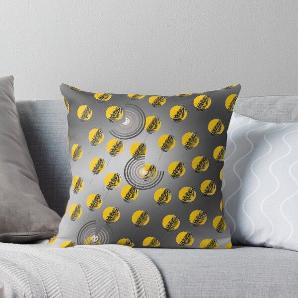 Item preview, Lovely black leaves with yellow background designed and sold by KushanXs.