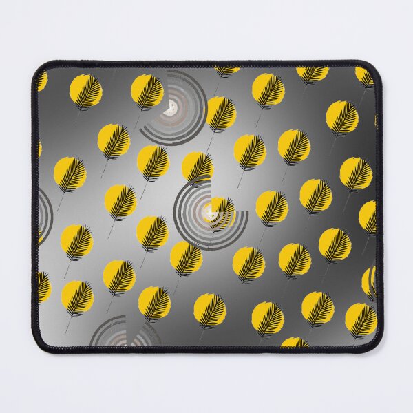 Item preview, Lovely black leaves with yellow background designed and sold by KushanXs.