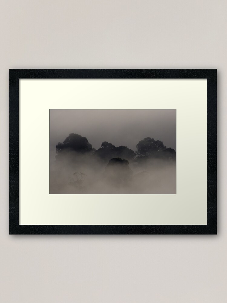 Alternate view of Trees in the Mist Framed Art Print