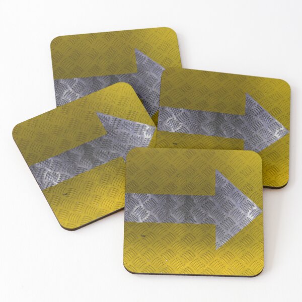 Item preview, Industrial Arrow Tread Plate - Right designed and sold by Arc1.