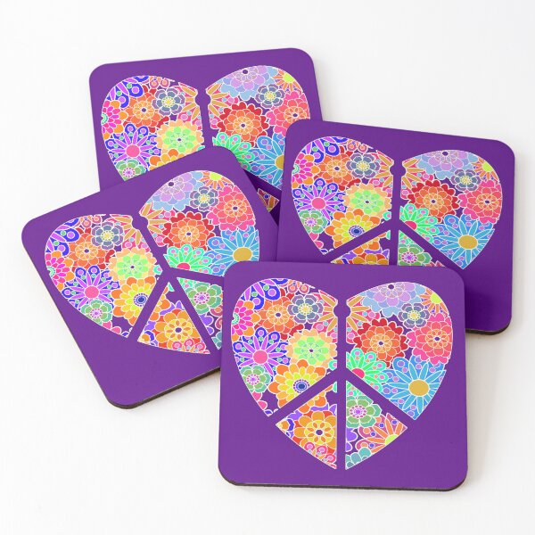 Item preview, Flower Power Retro Style Hippy Flowers designed and sold by Alondra.